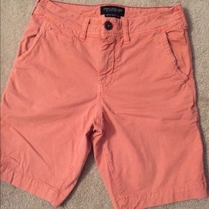Men’s shorts - salmon color, cotton